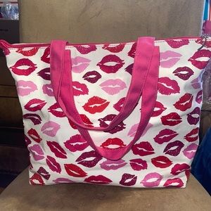 Avon Kiss Breast Cancer Goodbye Tote.